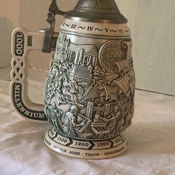 Avon beer stein , millennium 1000-2000, nice. - Picture 2 of 6